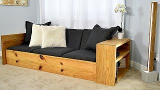 DIY Sofa Bed  Turn this sofa into a BED [upl. by Noiemad]