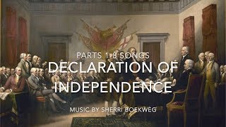 Song to Memorize The Declaration of Independence [upl. by Oinolopa]