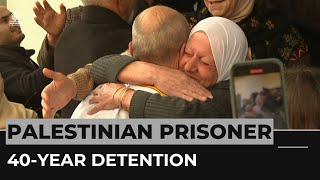 Israel releases second longestserving Palestinian prisoner [upl. by Bertine466]