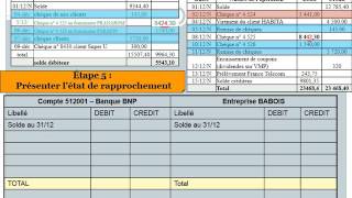 T14 lEtat de rapprochement bancaire [upl. by Faust]