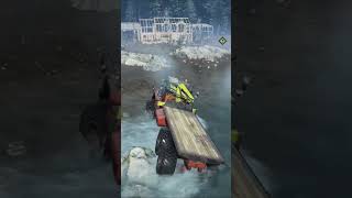 Delivering wooden planks SNOWRUNNER GAMEPLAY ARSHgaming22snowrunnergameplay [upl. by Swain987]