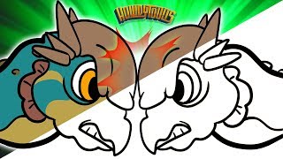 Pachycephalosaurus Song Animatic  Dinosaur Songs from Dinostory by Howdytoons Extras [upl. by Hakvir]