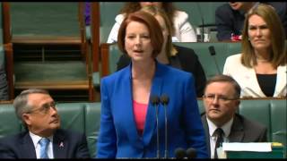 PM fires up at sexist misogynist Abbott [upl. by Alimrahs]