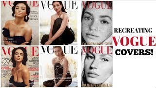 RECREATING VOGUE COVERS [upl. by Araic]