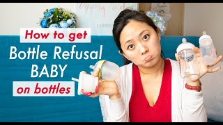 How to get bottle refusal baby on bottles TIPS [upl. by Wadleigh986]