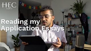 My HEC Paris application essays from 2018  tips to write them [upl. by Leiruh]