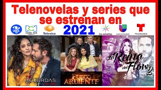 Telenovelas y series que se estrenan en 2021  CosmoNovelas Tv [upl. by Ahsekar]