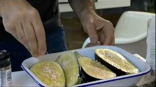 Yotam Ottolenghi cooks Aubergine with Buttermilk Sauce [upl. by Sivatco]