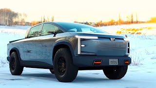 Edison Future EF1T Electric Solar Pickup Truck [upl. by Eednahs413]