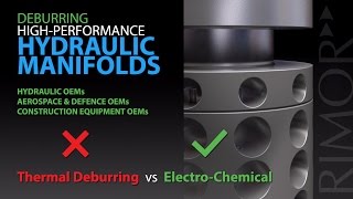 Thermal Deburring vs ElectroChemical Deburring [upl. by Erdnuaed]