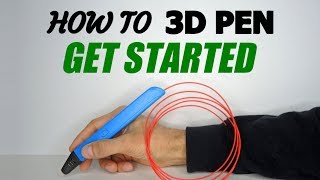 How to 3D PEN Tutorial 1  GETTING STARTED [upl. by Izak]