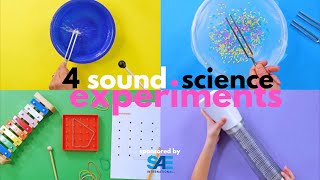 4 Sound Science Experiments for Kids [upl. by Akcimehs]