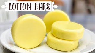 3Ingredient Solid Lotion Bars Nongreasy Recipe [upl. by Attenor960]