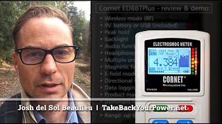 REVIEW amp GUIDE Cornet ED88TPlus electrosmog meter [upl. by Ellingston706]