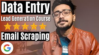 Data Entry  Lead Generation Course  Live Data Entry Work  Bulk Email Collection  HBA Services [upl. by Olnton]