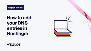How to add your DNS entries in Hostinger [upl. by Yrome591]