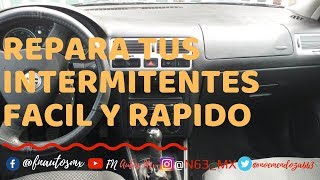 COMO REPARAR INTERMITENTES JETTA CLASICO [upl. by Yttap96]