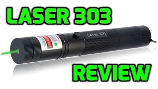 Laser 303 Green 532nm Burning Laser Pointer Review [upl. by Kaitlyn]