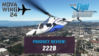 CowanSim 222B  Microsoft Flight Simulator AddOn Review [upl. by Staley198]