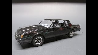 Monogram 1987 Buick Regal Grand National GNX 124 Scale Model Kit Build Review 854495 [upl. by Langille]