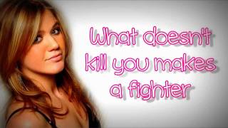 Kelly Clarkson  Stronger Lyrics [upl. by Accem]