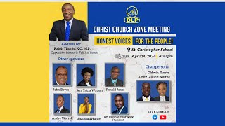 Christ Church Zone Meeting  DLP Barbados [upl. by Greer111]