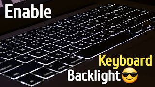 How To Enable Keyboard Light On Laptop [upl. by Euqenimod]