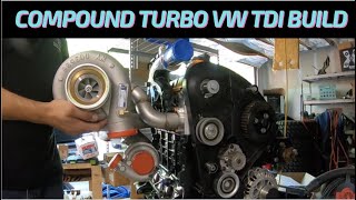 My Brothers VW 19L TDI ALH Compound Turbo Build Has Begun [upl. by Bang]