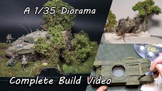 A 135 Diorama  Full build with realistic scenery  Hedgerow Hell [upl. by Animrac296]