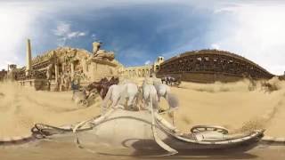 BENHUR 2016  Chariot Race 360° Video  Paramount Pictures [upl. by Nytsyrk]