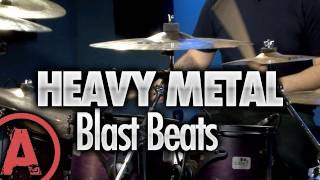 Heavy Metal Drumming  Blast Beats [upl. by Ahsinawt]