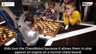 Chess Robot developed by Konstantin Kosteniuk [upl. by Severn]