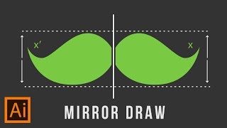 Illustrator Trick  Mirror Draw [upl. by Conni]