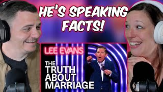 THE TRUTH ABOUT MARRIAGE Lee Evans REACTION [upl. by Goda437]