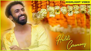 The Colorful Haldi of Sahil  Indian Wedding Video  Haldi Mehndi Ceremony  Wedding videography [upl. by Honeywell]