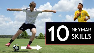 TOP 10 Neymar Skill Moves [upl. by Rafferty985]