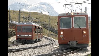 Gornergratbahn GGB MGB  Zermatt  Matterhorn  August 2022 [upl. by Retsbew]