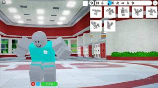 How to get all r15 animations in Robloxian High School [upl. by Eihtur]