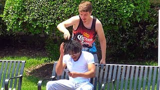 Shaving Peoples Heads Prank [upl. by Adaval946]