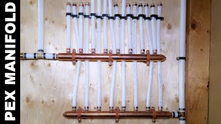 PEX Manifold System PEX Water Lines [upl. by Bathulda]