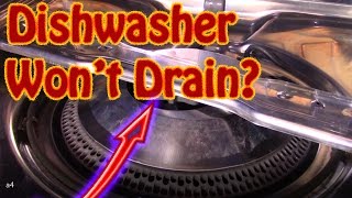 DIY How to Repair a Maytag Dishwasher That Wont Drain  Slow Draining Dishwasher Repair [upl. by Lyndes]