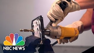 How To Demolish An Old Hard Drive And Keep Your Data Safe  NBC News [upl. by Clo190]