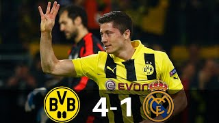 Borussia Dortmund 4 1 Real Madrid 2013 Champions League Semi Finals Highlights LEGEND MATCH [upl. by Moffitt]