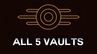 Fallout 4  All 5 Vaults and their Dark Lore [upl. by Renate461]