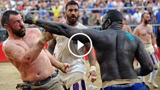 Calcio Storico Gladiator Fight Football [upl. by Rheta]