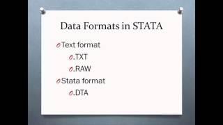 Introduction to Data Analysis using STATA [upl. by Fritz]