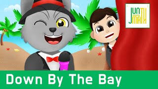 Down By The Bay with Lyrics l Nursery Rhymes by Mini Kiddie [upl. by Ogdan]