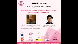 Godi Media  Pondy Lit Fest 2023 [upl. by Noy632]