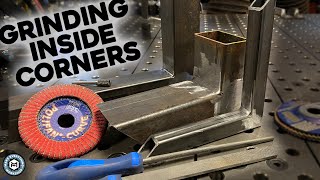 How to Grind Inside Corners  Welding amp Furniture Making [upl. by Heigl]