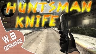 CSGO  Huntsman Knife Vanilla All Animations [upl. by Aital]